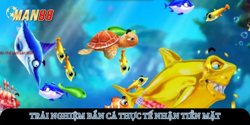Trải nghiệm bắn cá thực tế nhận tiền mặt