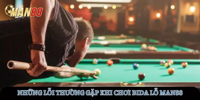 Những lỗi thường mắc phải khi chơi bida