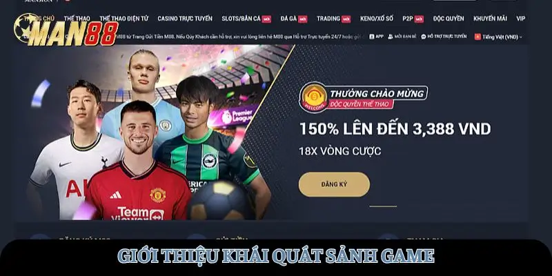 Giới thiệu khái quát sảnh game